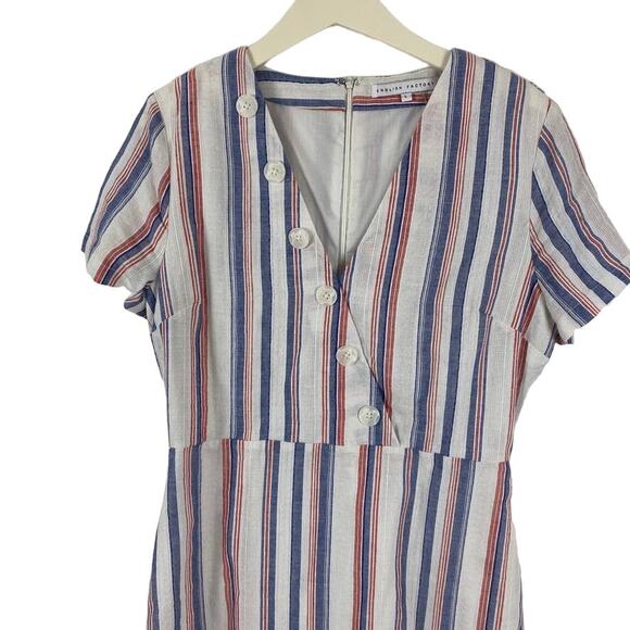COASTAL COUNTRY CLUB English Factory Mini Dress – Short Sleeve Preppy – L NWOT - Picture 4 of 10